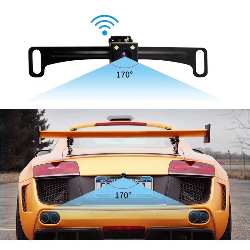 4 3 дюймов HD 800X480 автомобильный беспроводной Wifi видео плеер зеркало заднего вида с