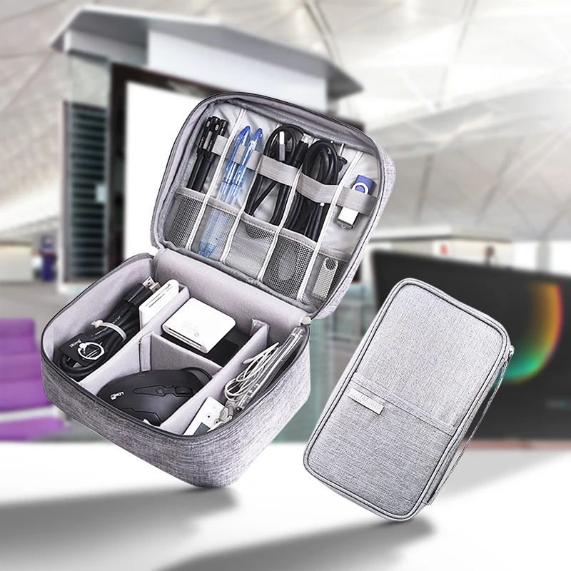 Usb кабель для багажа портативный органайзер обуви бумажник паспорта