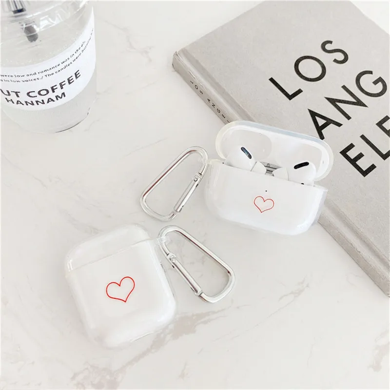 

Transparent Earphone Case For Airpods 2 Case Cute Protective Wireless Headphones Cover For Airpods Pro Charging Box Shell