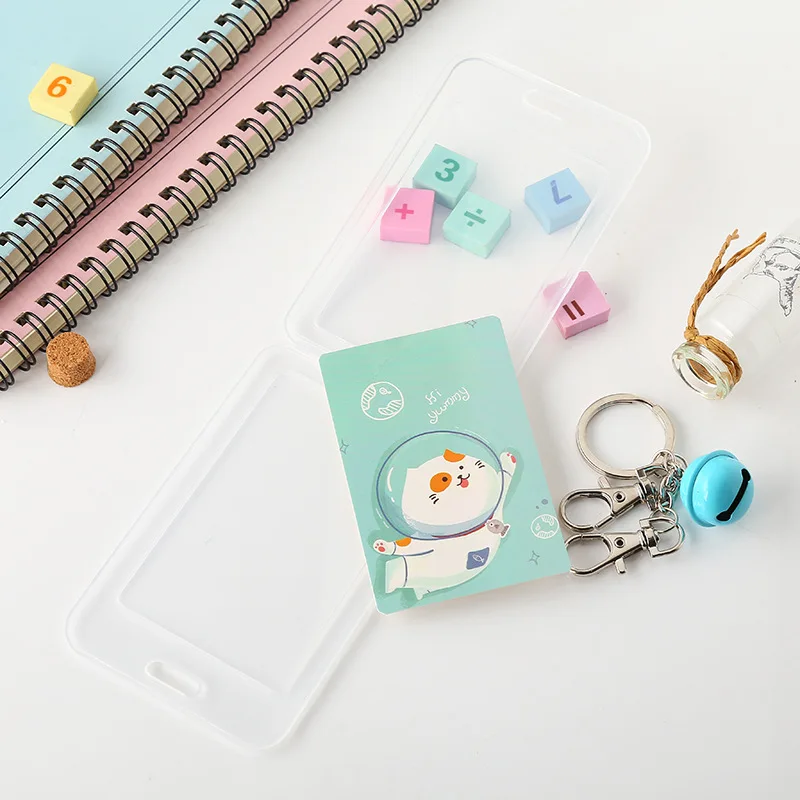 Cute Cartoon Child Kids Bus Card Holder Wallet Business Bank Credit ID Holders Cover Work Badge Key Ring Bag | Багаж и сумки