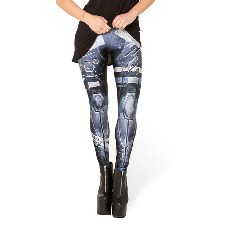 Bottom pants for women in autumn and winter 3D digital printing sexy leggings |