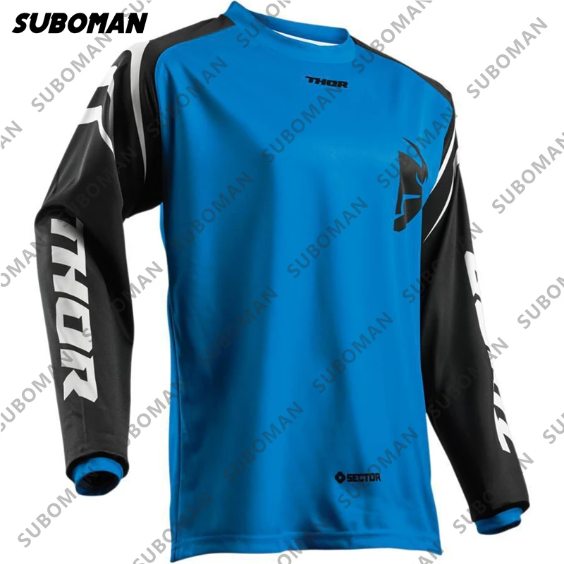 

thor Men's jersey DH motocross jersey mtb poc racing Off Road Mountain Bike downhill Jersey BMX cycling Quick Dry run jersey