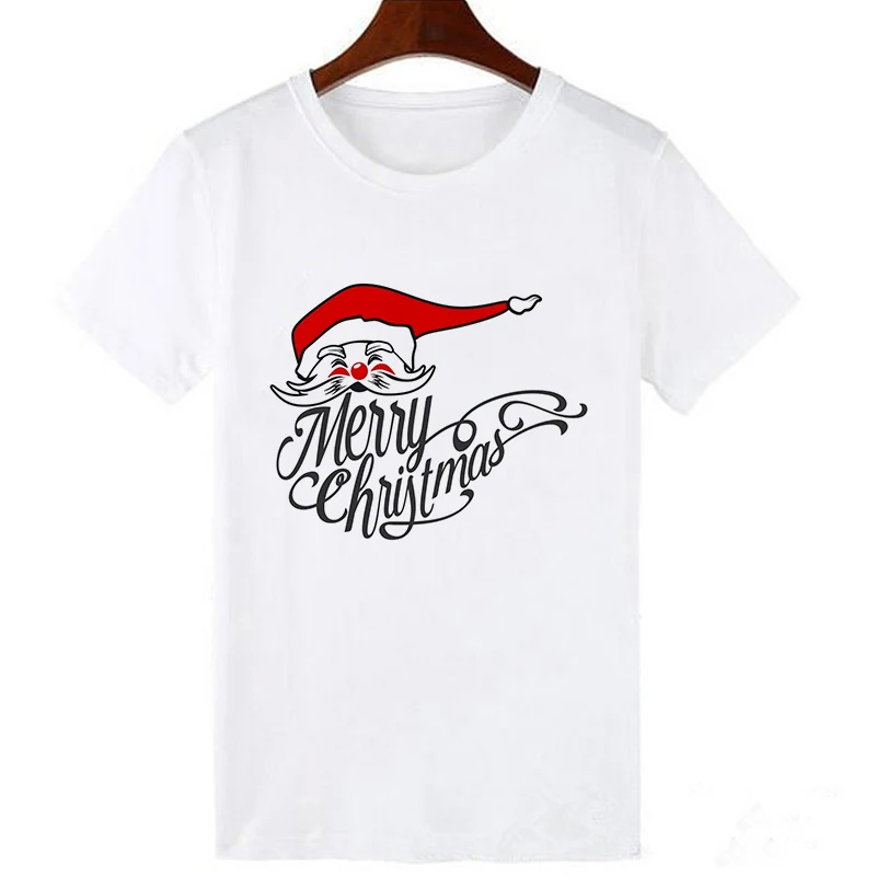 Showtly Superhero Marvel Merry Christmas Women T Shirt Kawaii Short Sleeve Harajuku Casual Vintage Super Soft Plus Size Tops - Цвет: 19bk1033-white