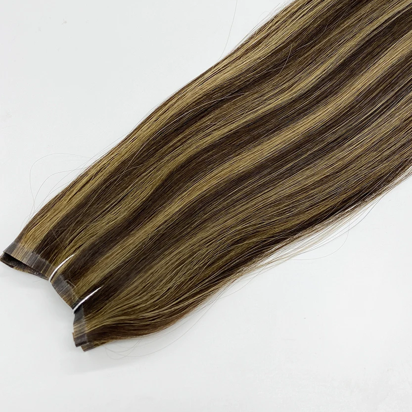 

Popular Hot Sale Tape In Hair Extensions Real Remy Human Hair Skin Weft Invisible Ombre Blonde Popular Colors For Salon