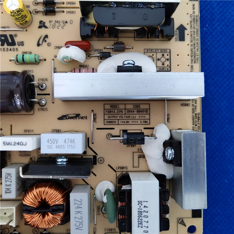 New and original for Samsung BN44-00481B BN44-00481A BN44-00481 SBB-Q32AV4 power supply board F8014_EPN
