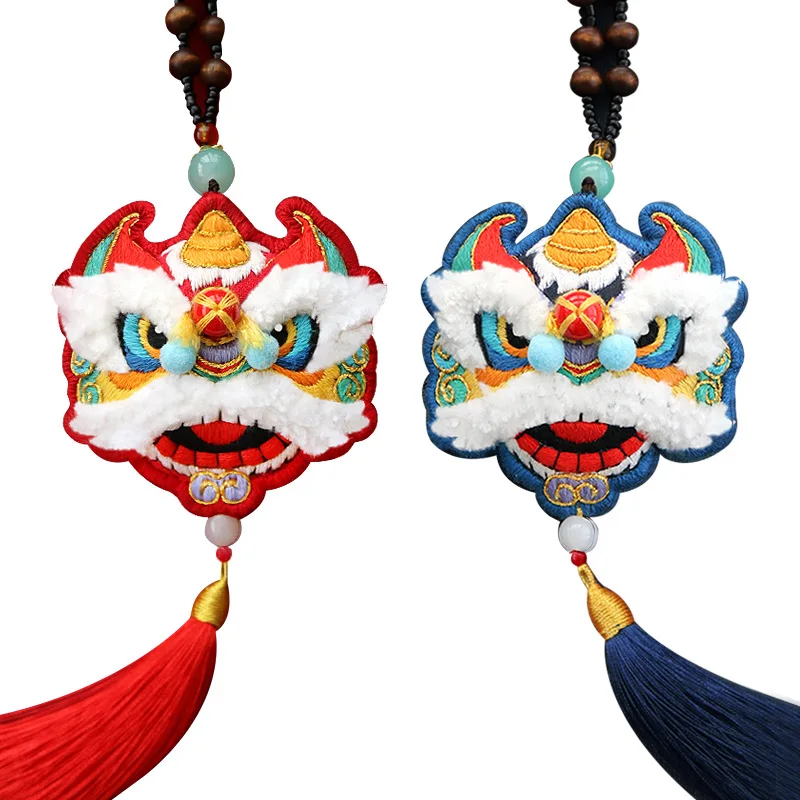 Ожерелье с Львом для танцев китайский амулет наборы вышивки своими руками