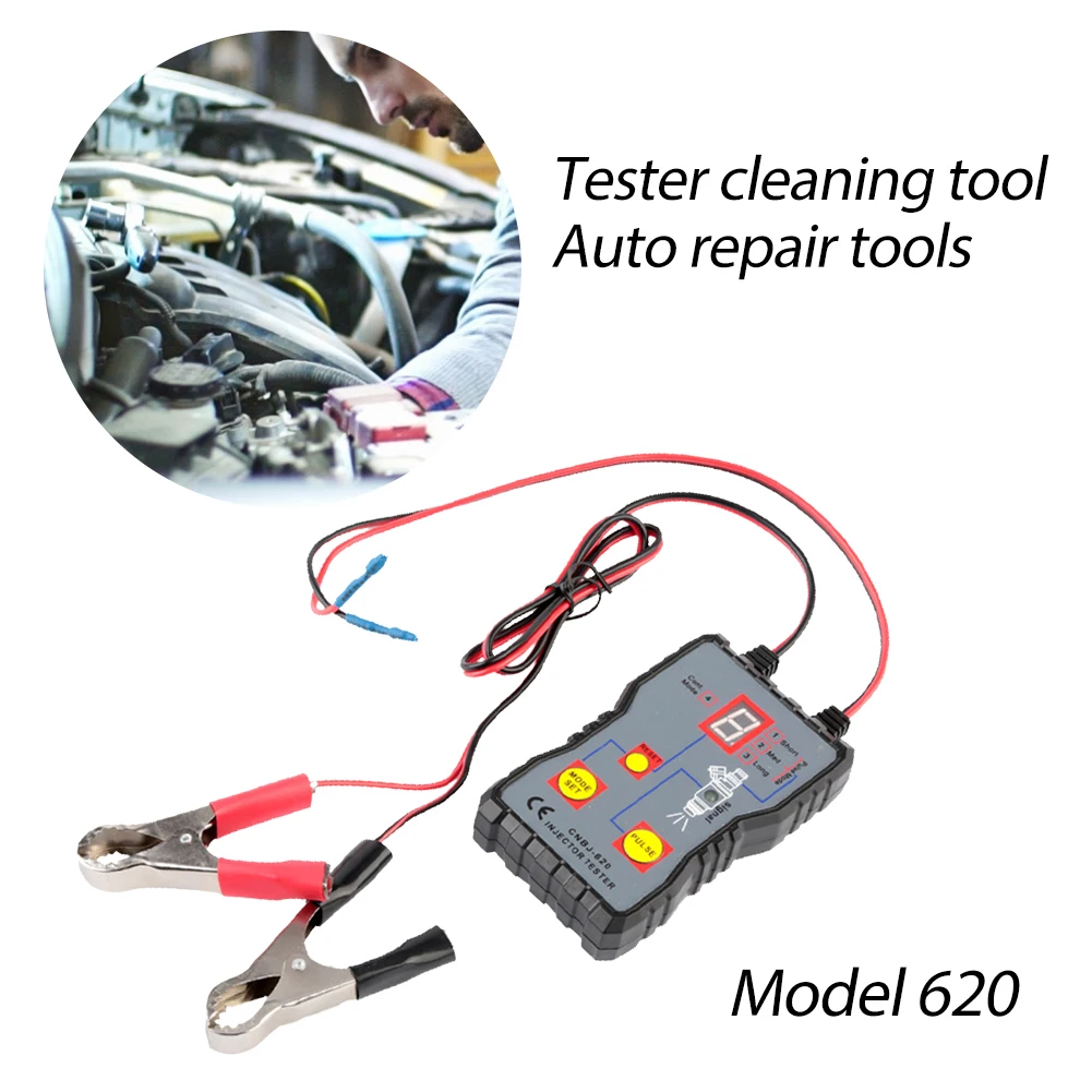 

Fuel Injector Tester 12V 4 Pulse Modes Handheld Car Vehicle Fuel Pressure System Diagnostic Scan Testing Tool