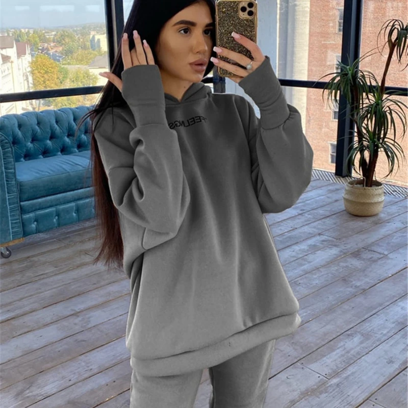 

Женский спортивный костюм, для фитнеса, для бега, для верховой езды на открытом воздухе, Зимний новый стиль, женский спортивный костюм-свите...