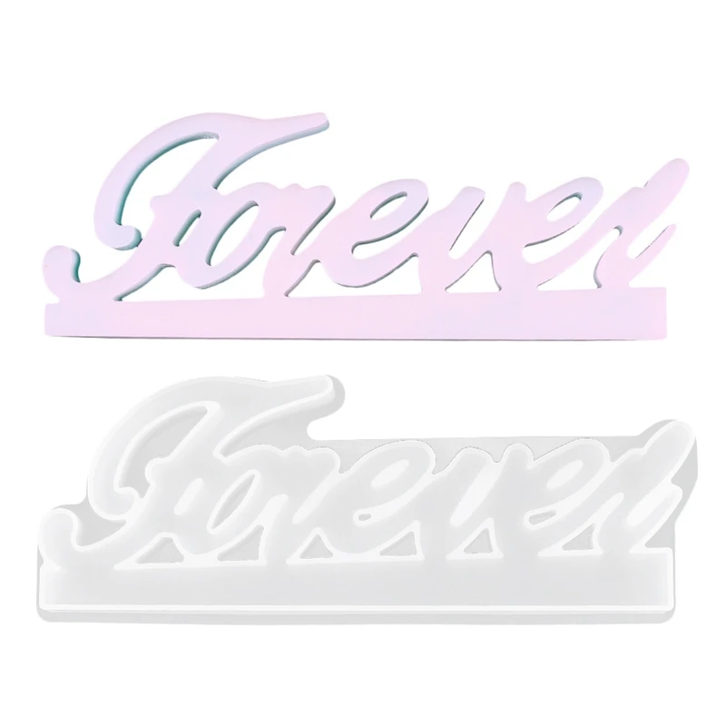 

Forever English Words Decorations Casting Silicone Mould DIY Crafts Aromatherapy Wax Aroma Crystal Epoxy Resin Mold