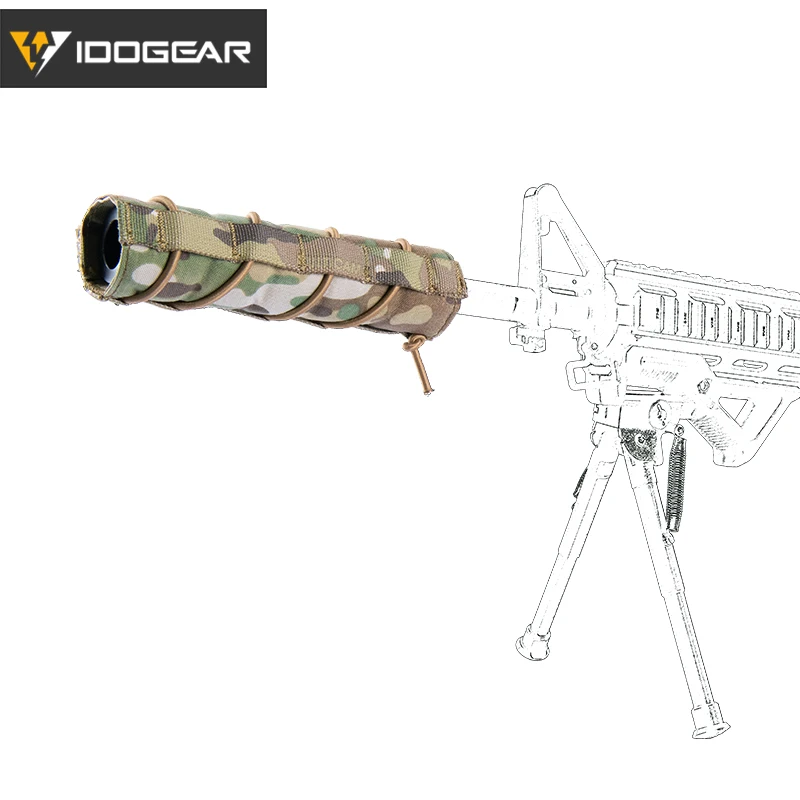 IDOGEAR 18 см/" подавитель глушителя Тепловая крышка Щит рукав глушитель стрельба Военные Аксессуары для страйкбола 3529