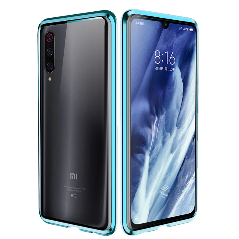Металлический двусторонний чехол с магнитной адсорбцией для Xiao mi Red K20 Note 7 8 Pro 8A