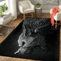 viking tattoos wolf 3d all over printed rug non slip mat dining room living room soft bedroom carpet 06