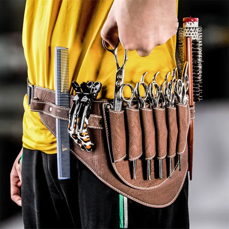 Черная Парикмахерская сумка из искусственной кожи сумка-кобура для