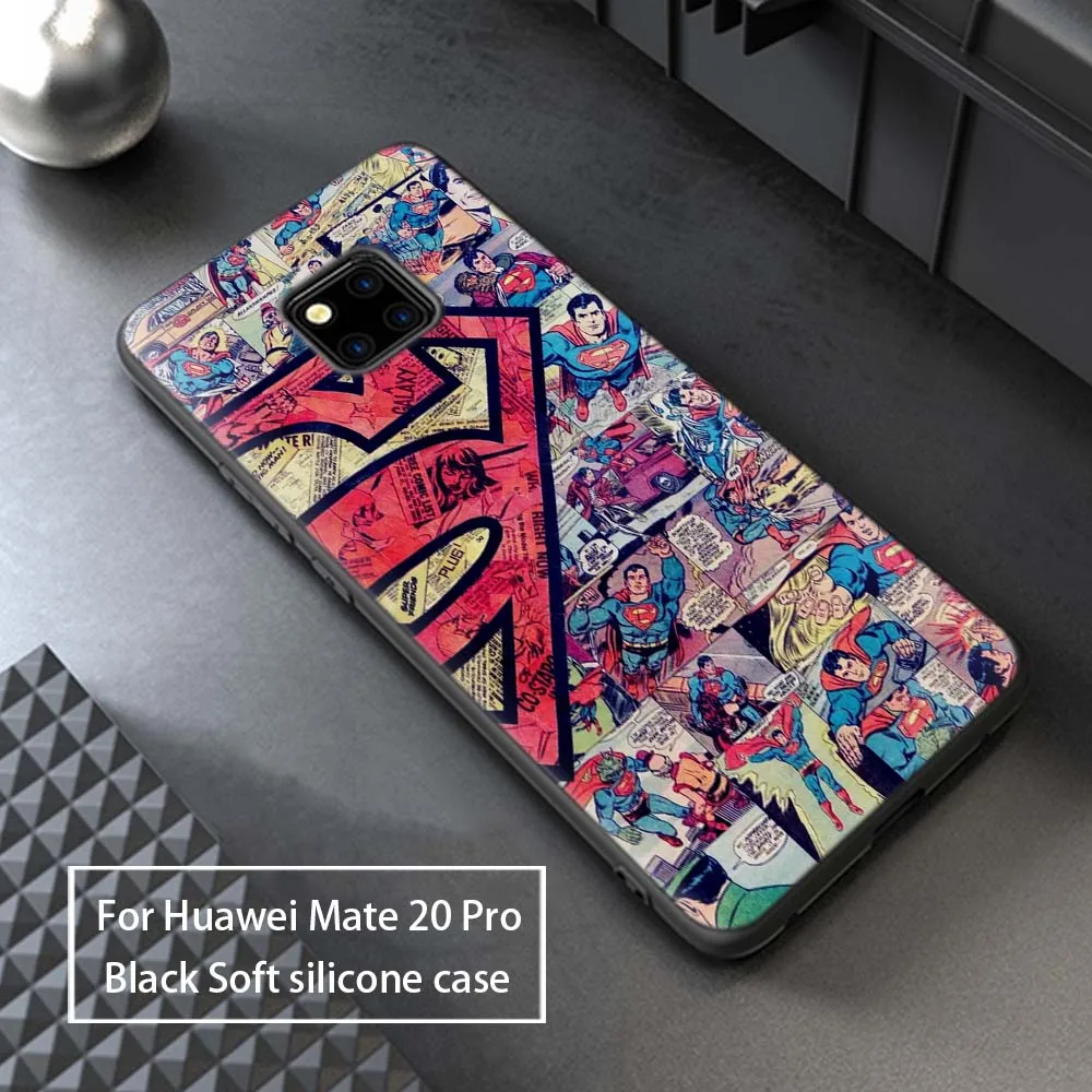 Мягкий Силиконовый ТПУ чехол hero для Huawei Mate 20 Pro Чехол 2018 Новый Стиль Чехол|Бамперы|