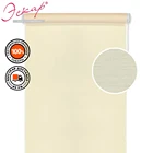 Рулонные шторы Эскар Миниролл цвет 409 бежевый лен