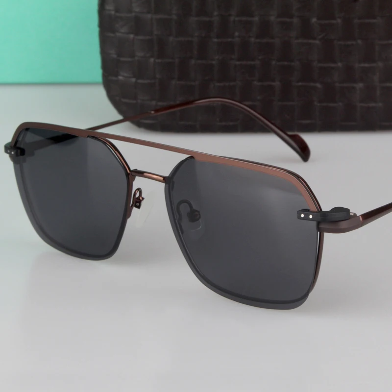 

Zerosun Magnetic Clip Sunglasses Male Polarized Sun Glasses for Men Optic Eyewear Fit Over Frame Driving Double Lens