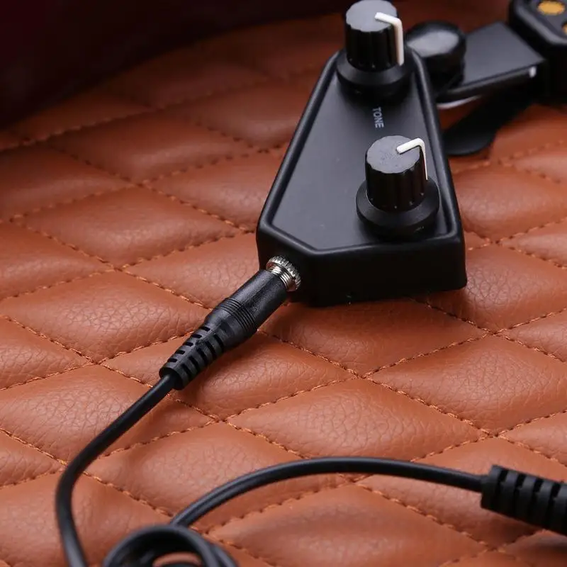 12 loch clip auf sound pickup mikrofon draht akustische elektrische gitarre pick up wandler verstärker zubehör free global shipping