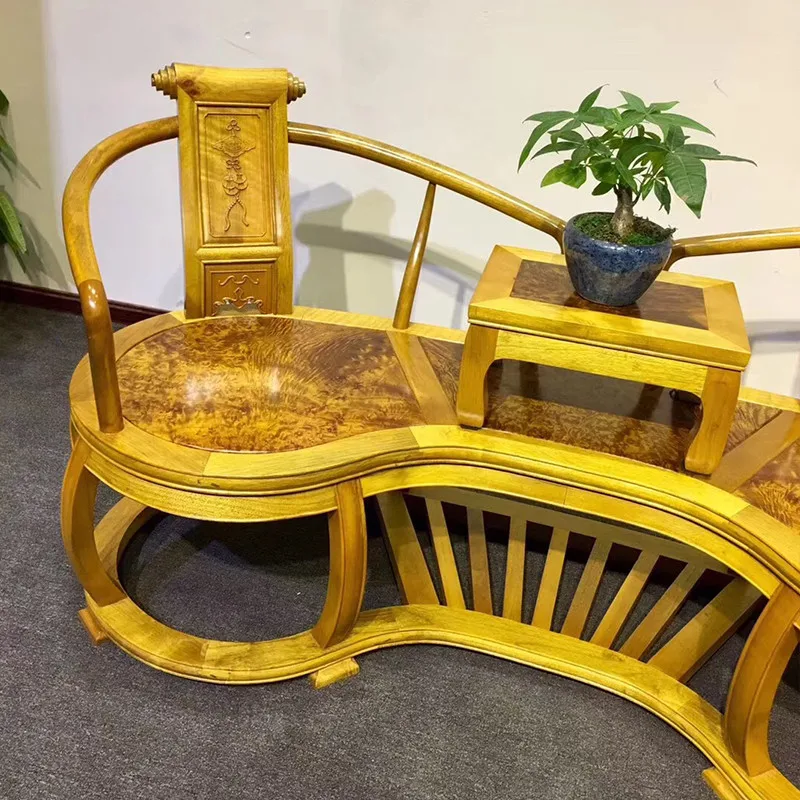 Camphor love стул из двух частей мебель камфора массива дерева красное дерево ремесла