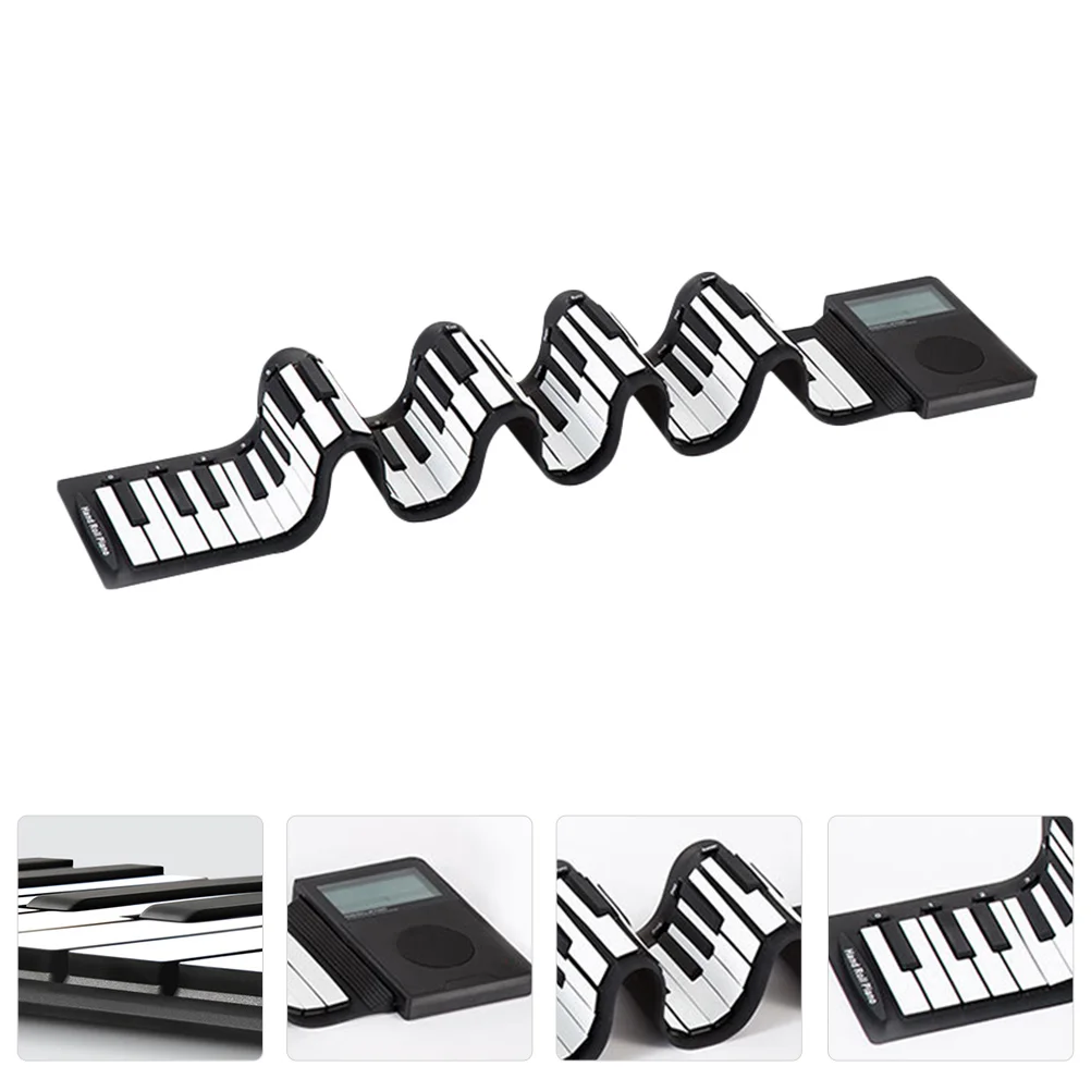 

1Pc 88 Keys Hand Roll Piano Adult Children Electronic Piano Foldable Piano