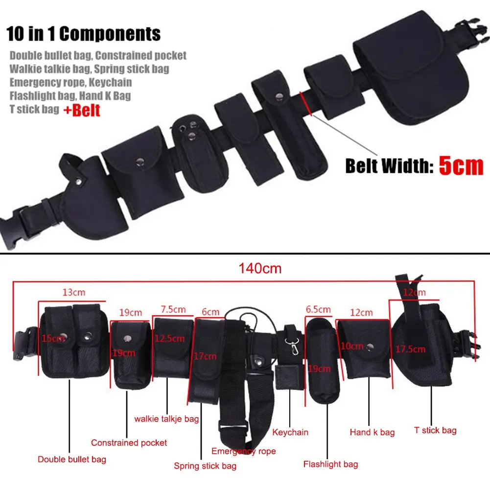 Tactical Belt Sport Waist Pack Men Women Multifunction Outdoor Military Training Bag Utility Kit Duty Belts | Спорт и развлечения