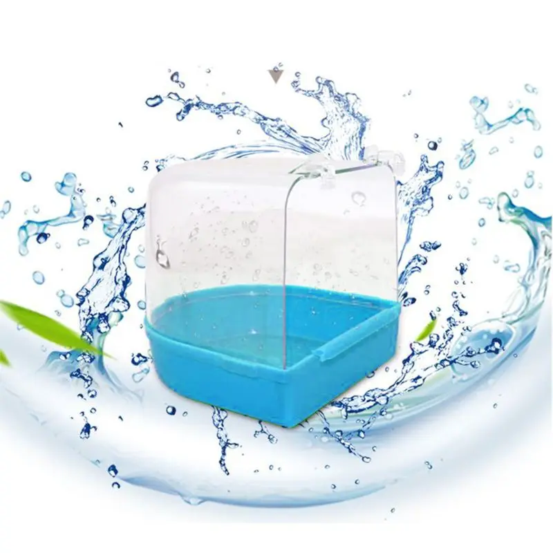 Наружная Подвеска для ванны с птицами многоячейка крышкой попугаев маленькая