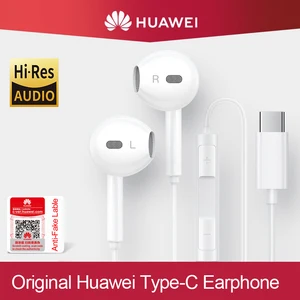 original huawei type c earphone cm33 with microphone volume control for huawei mate 10 20 pro 20 x rs p10 20 30 p20 lite free global shipping