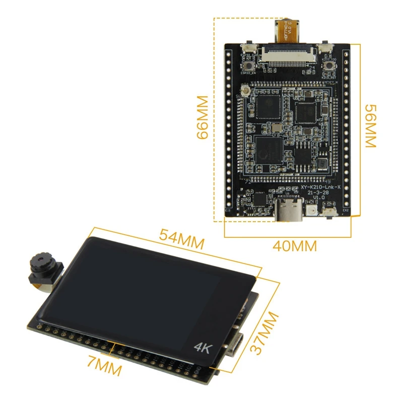 TTGO T-AIOTMCU K210 AI ESP32 IOT Module With 2MP OV2640 Camera 2.0 Inch 8080 Interface Capacitive Contact Screen | Безопасность и