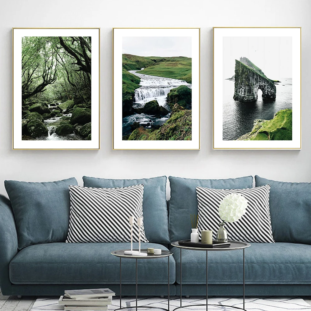 Настенная картина скальный скал настенное украшение с изображением