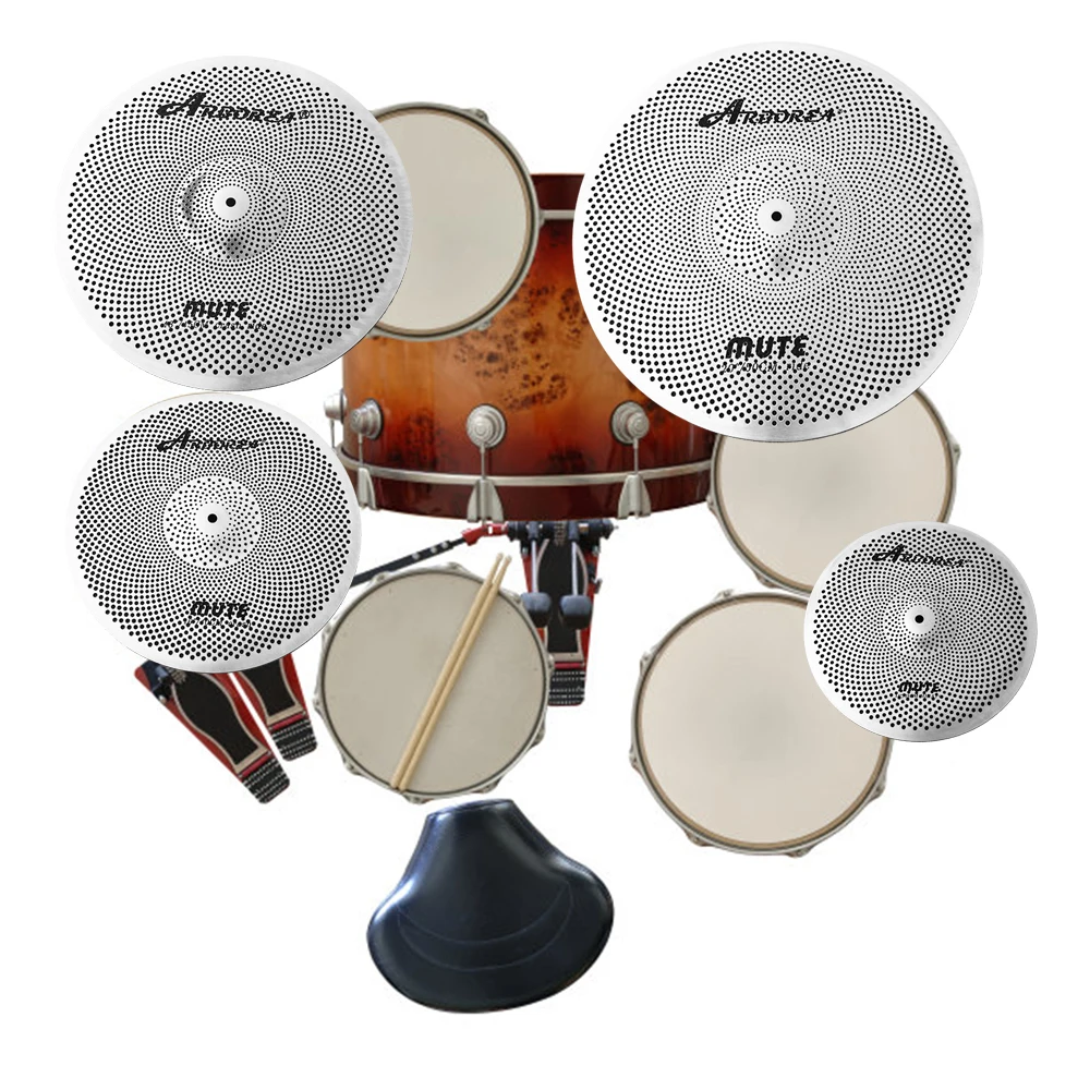 Набор тарелок Arborea бесшумная подставка низкий объем 5 шт. + серебристая Сумочка