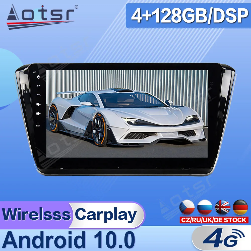 

Android 10 For Skoda Superb 2015 - 2018 Tape Radio Car Multimedia Stereo Player Recorder Video Auto GPS Navi Head Unit No 2Din