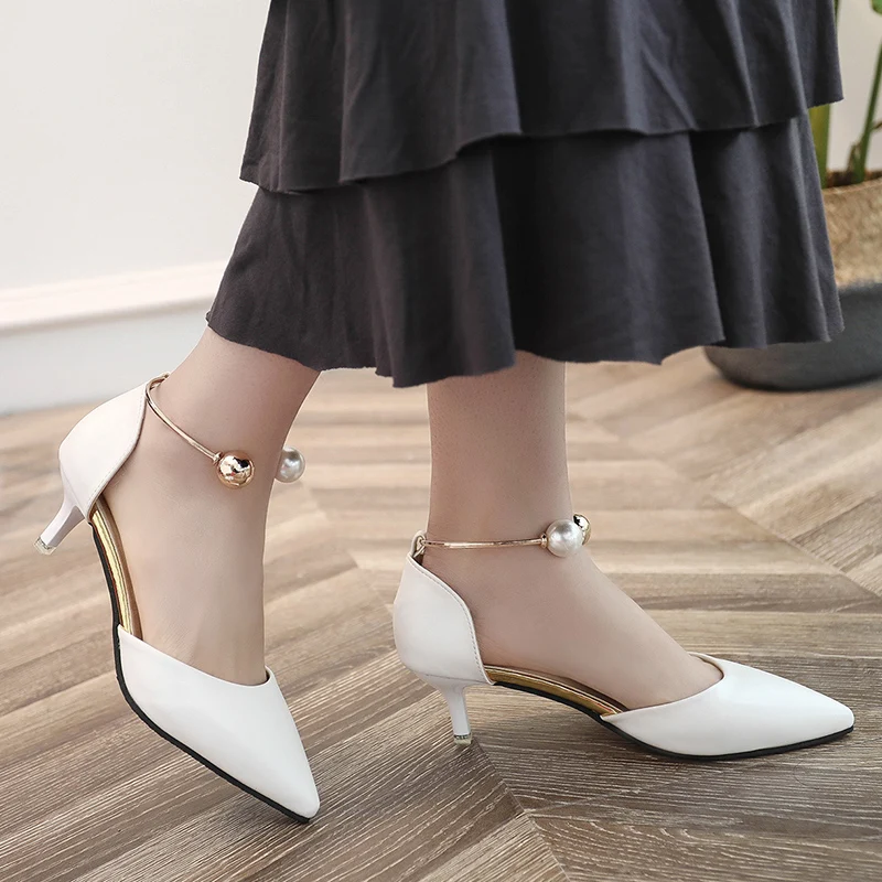 

Women Shoes Pointed Wedding Shoes Women Pumps High Heels Metal Sexy Classic Pumps Female Shoes Heel Brand Shoes W32-51