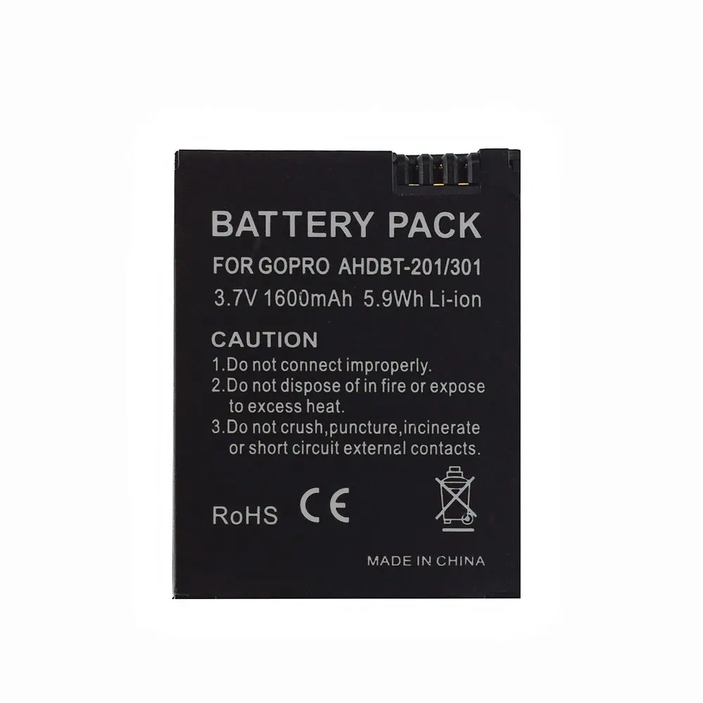 Аккумулятор для экшн-камеры GoPro Hero 3 4 шт