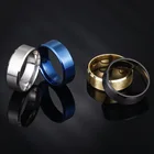 Мужское кольцо из матовой нержавеющей стали Kpop, необычное простое модное ювелирное изделие, популярное кольцо