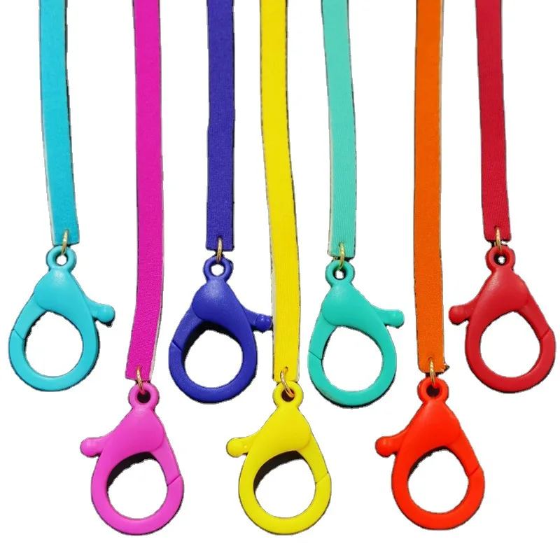 

10pcs/Lot Candy Colors Masks Chain Children's Fashion Hang Masks String Lanyard Holder Cord Sunglass Glasses Strap Neck Chains