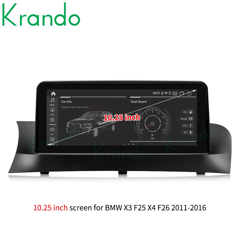 Автомобильный мультимедийный плеер Krando 10 25 дюйма Android 11 с радио навигацией GPS для