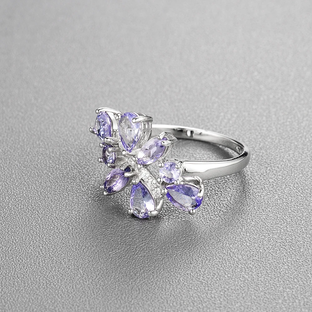 Женский ювелирный комплект из кольца и серёг серебра 925 пробы|Ювелирные наборы| |