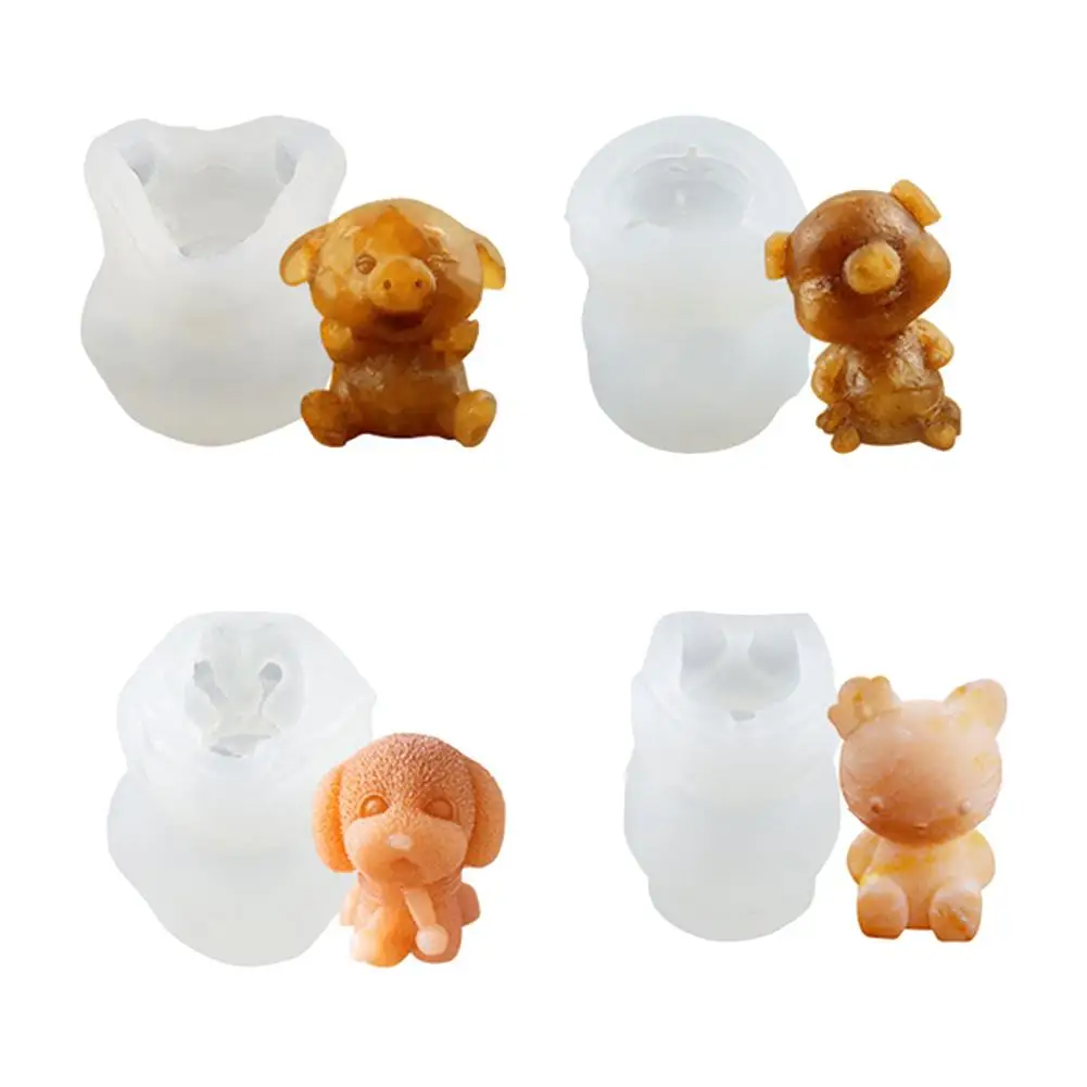 Медведь Форма силиконовая для кубиков льда прессформы симпатичный прочный