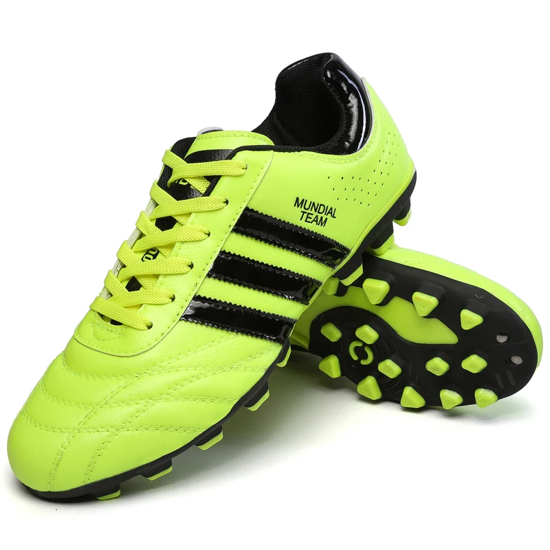 Уличная Мужская футбольная обувь для мальчиков футбольные бутсы TF/FG высокие