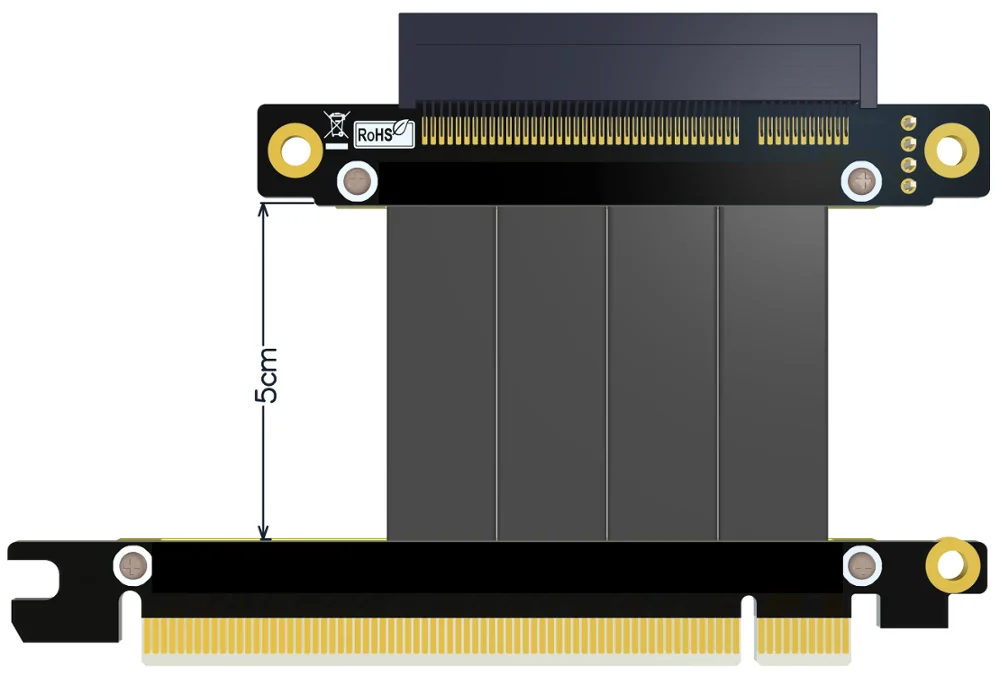 PCIE x16 до x8 удлинитель 16x PCIe3.0 поддерживает NVMe SSD X8 X16 сигнальное соединение PCIe3.0x8 gen3