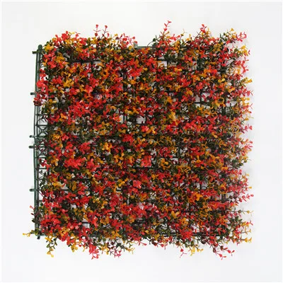 Red-Orange ULAND 50x50 см искусственная самшитовая изгородь панели частный забор скрининг ландшафтный дизайн для сада патио балкон ярдов Универсал - Цвет: Red-Orange