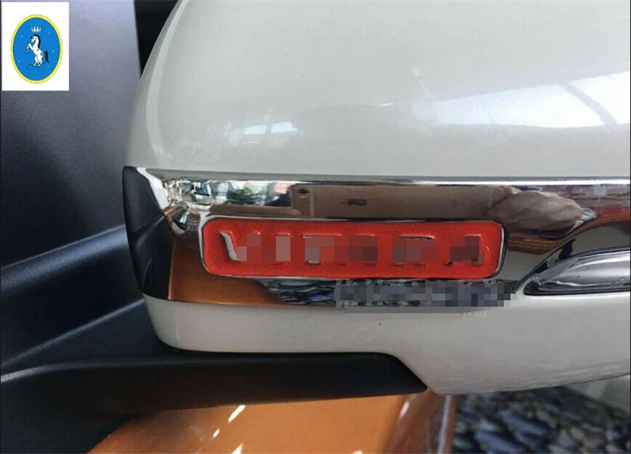 Yimaautotrims авто аксессуары Боковая дверь зеркало заднего вида комплект накладка 2 шт. подходит для Suzuki Vitara ABS