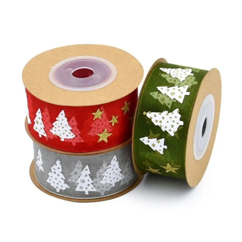 Новая Золотая лента пятиконечная звезда праздничное украшение Подарочная