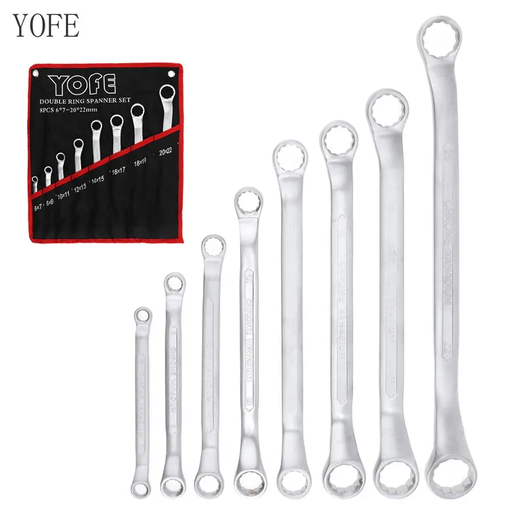 8 шт. набор гаечных ключей с трещоткой 6x7 20x22 мм|ring spanner set|wrench setratchet wrench set |