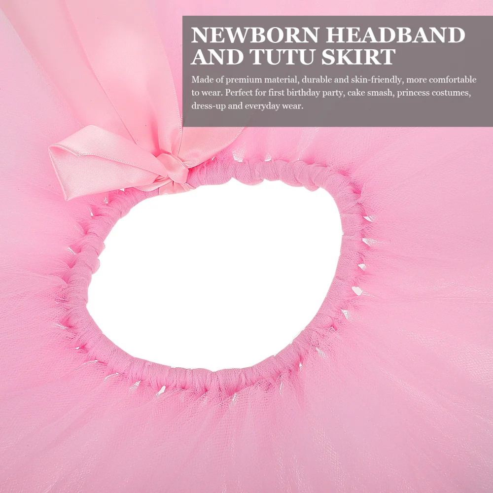

2pcs Newborn Photography Outfits Newborn Tutu Skirt Photography Costume Supplies