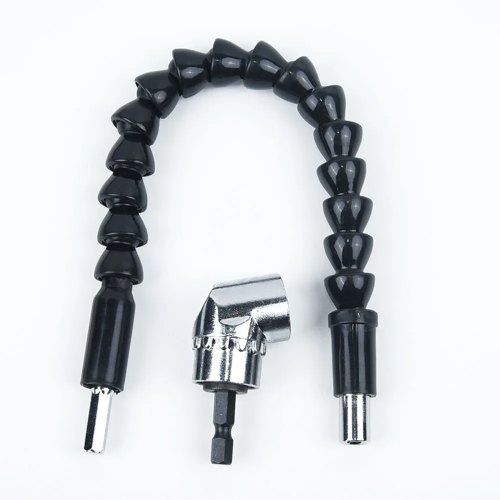 

1pc 2-in-1 Angle Kit 105 Degree 1/4 Right Drills Bit Flexible Extension Bit