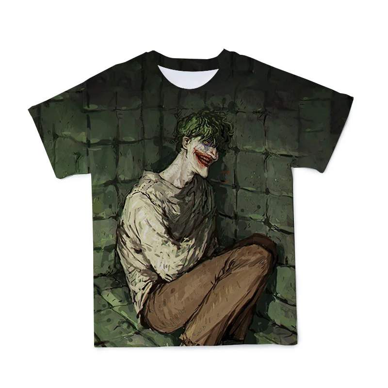 

2021 3D Printed Anime Character Oversized Shirt, Stylish And Comfortable Short Sleeve 110-6XL (Customizable)