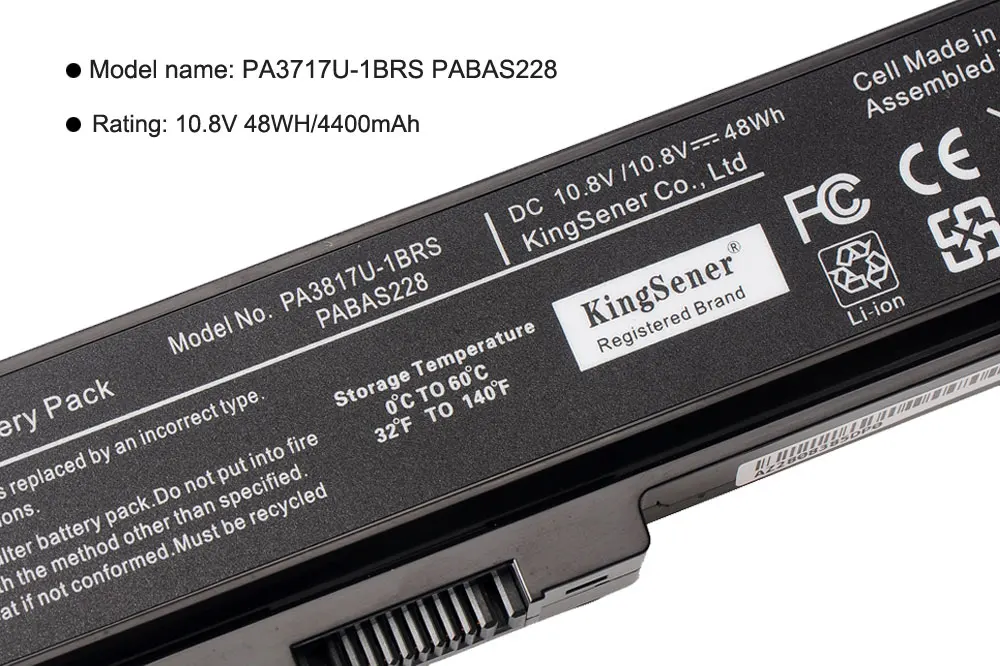 KingSener японский сотовый PA3817U Батарея для TOSHIBA L630 L650 L645 L655 L600 L700 L730 L735 L740 L750 L755 PA3817U-1BRS PABAS228