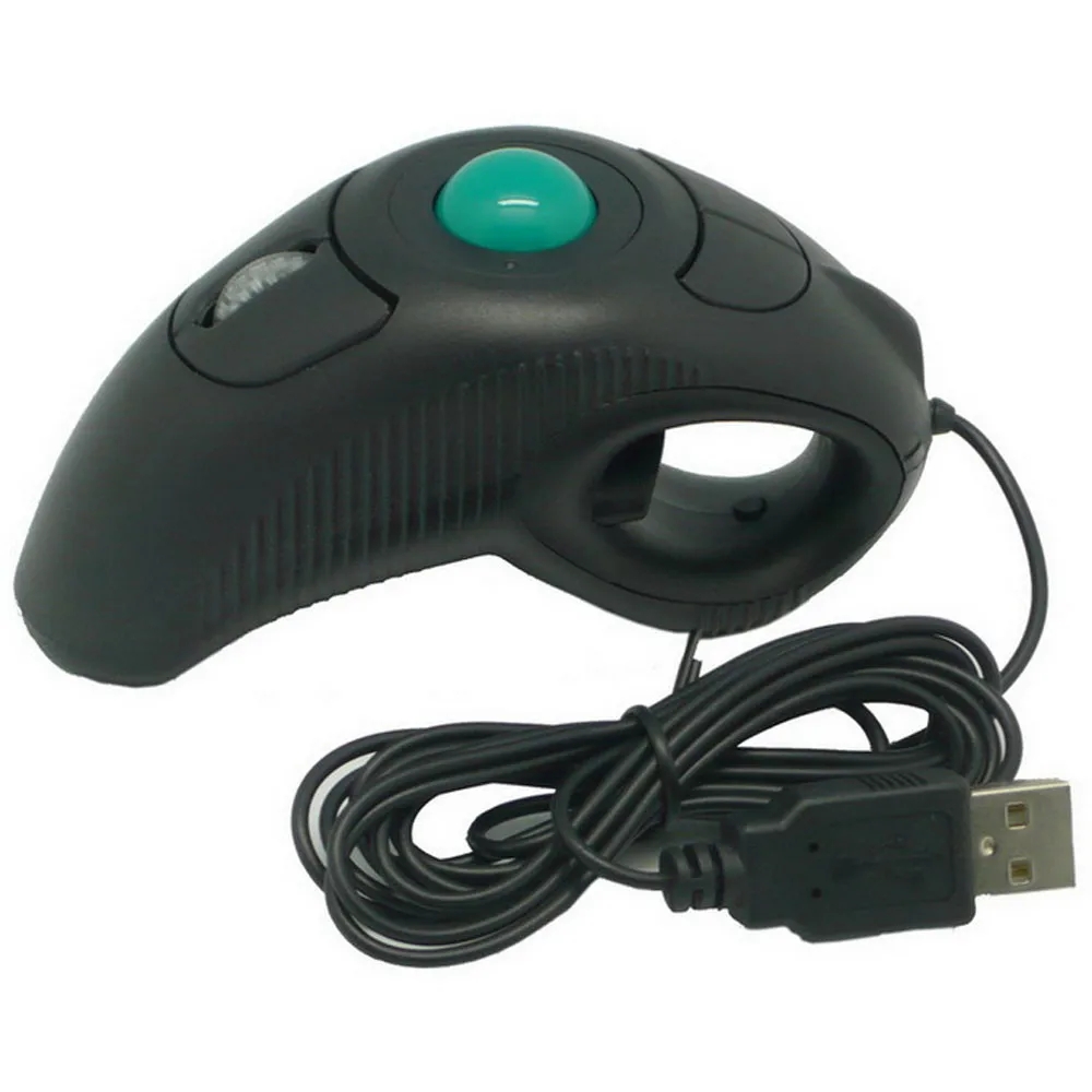 1000 DPI Wired Left And Right Hand Universal Trackball Mouse Usb Handheld Finger Using Optical Track Ball Mice | Компьютеры и офис