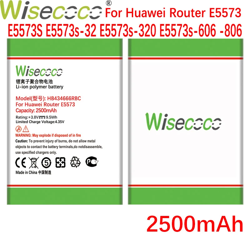 

Wisecoco HB434666RBC Battery For Huawei Router E5573 E5573S E5573s-32 E5573s-320 E5573s-606 E5573s-806 Phone+Tracking Number