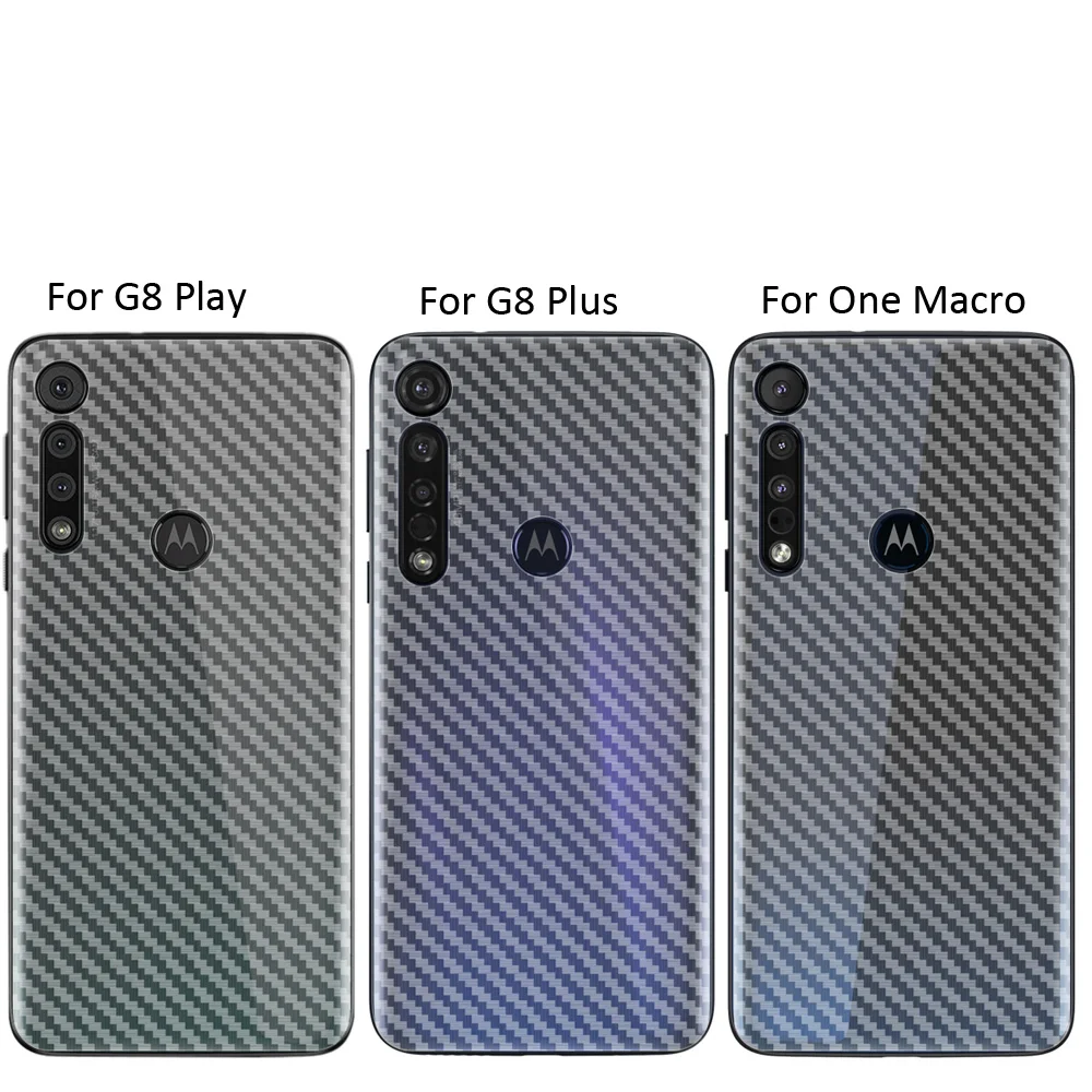 Задняя пленка IMAK из углеродного волокна с рисунком для Motorola Moto G8 Plus Play One Защитная